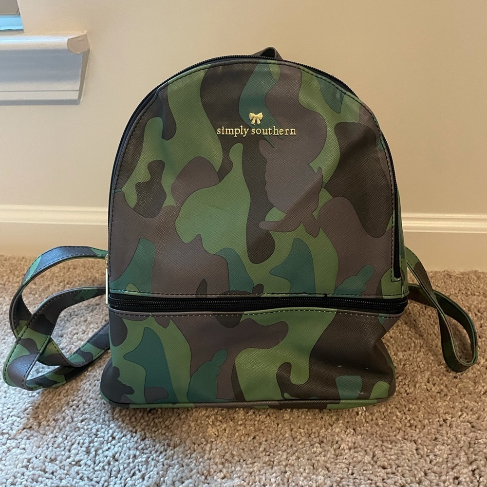 Simply Southern camouflage backpack purse